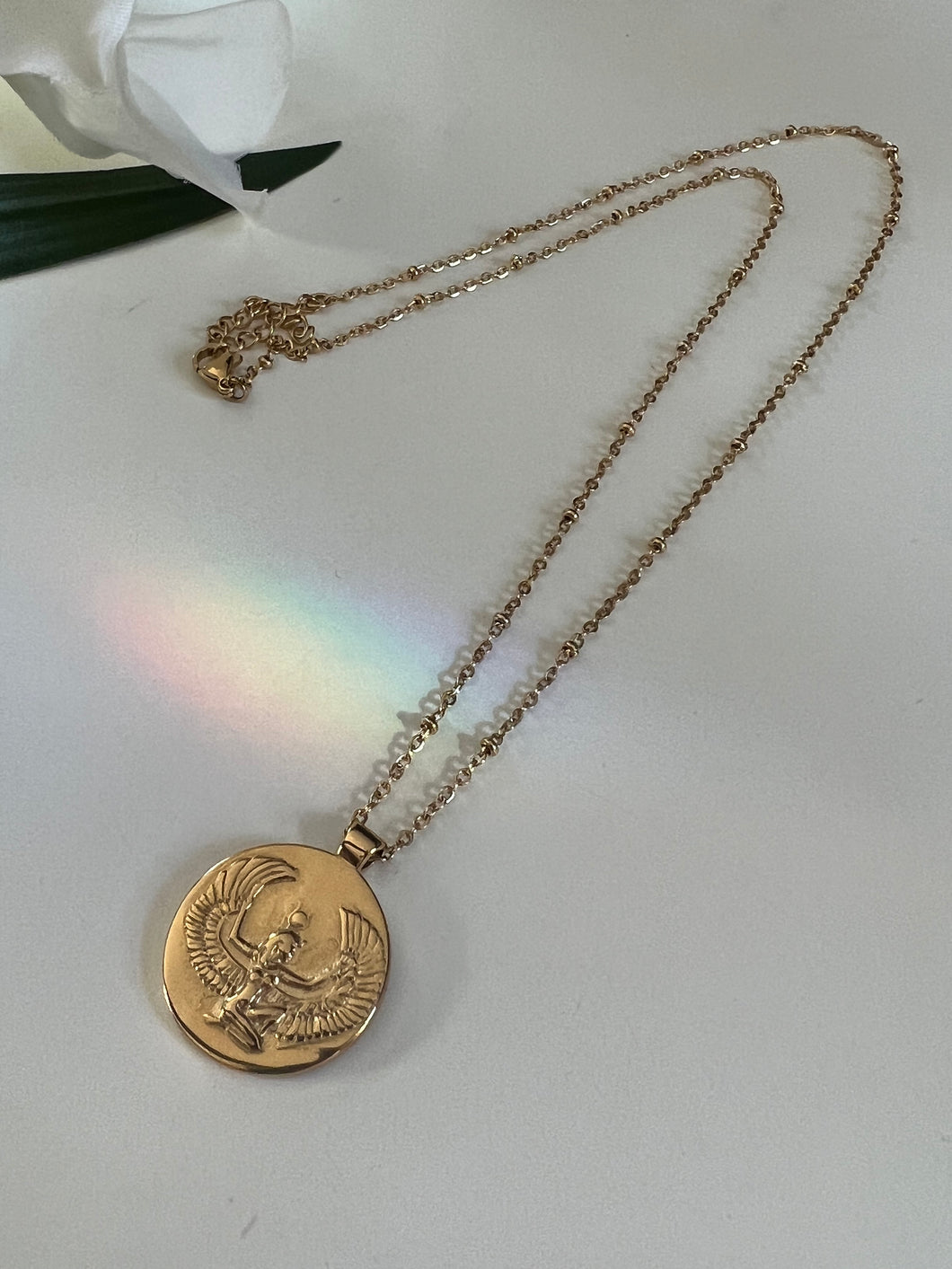 GODDESS OF MAGIC | Isis Pendant | 14k Gold Waterproof Necklace